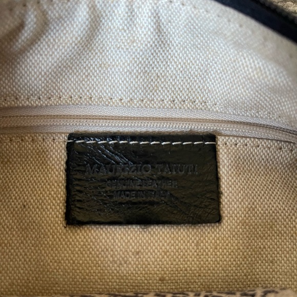 Maurizio Taiuti Italian leather crossbody bag - Picture 3 of 8